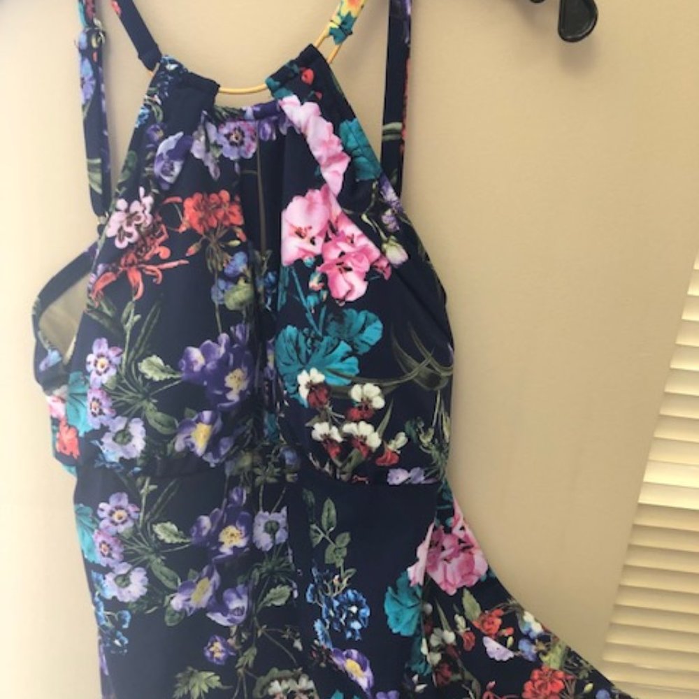 Multi-Colored Tankini Top